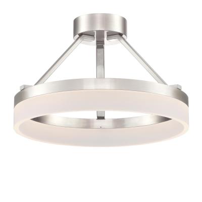 Lucy 40 cm, 25-Watt LED Indoor Semi-Flush Mount Ceiling Fixture