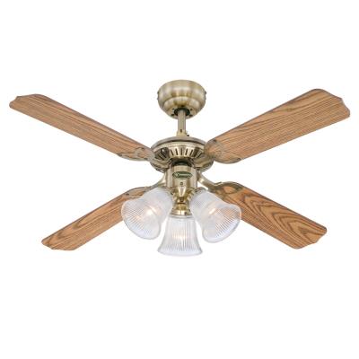 Princess Trio 105 cm/42-Inch Reversible Four-Blade Indoor Ceiling Fan